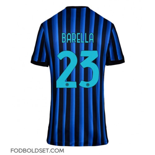 Inter Milan Nicolo Barella #23 Hjemmebanetrøje Dame 2025-26 Kortærmet